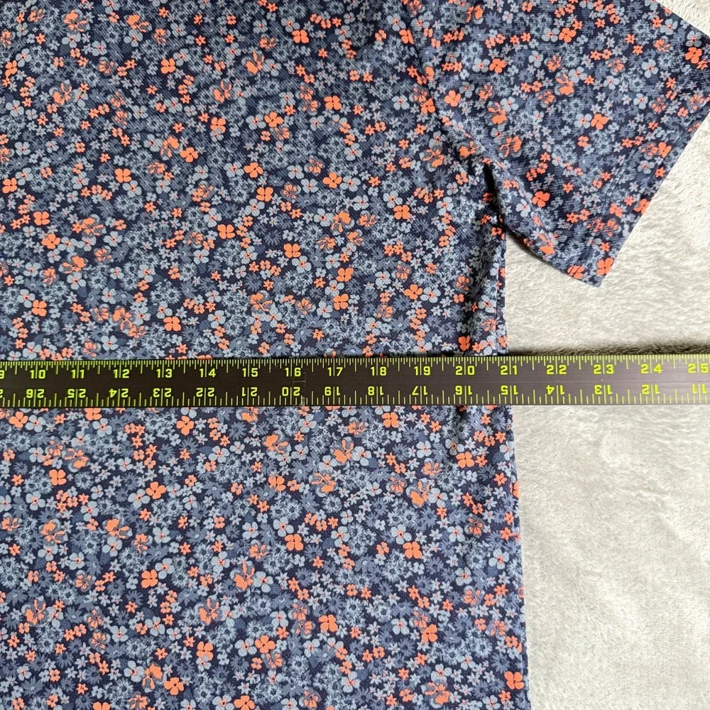 Under Armour Men Loose Fit AOP Floral Polo Golf Shirt UPF 40 Size Medium - Picture 9 of 11